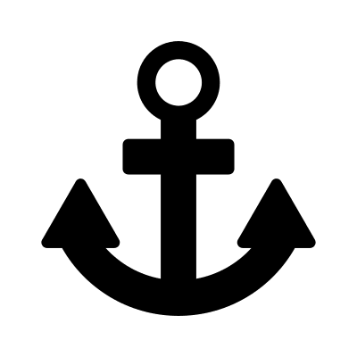 Anchor Symbol Free Open-Source SVG Icon (Foundation)