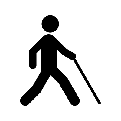 Blind Access Symbol Free Open-Source SVG Icon (Foundation)