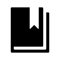 Book with Bookmark Free Open-Source SVG Icon