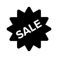 Burst Sale Promotion Free Open-Source SVG Icon