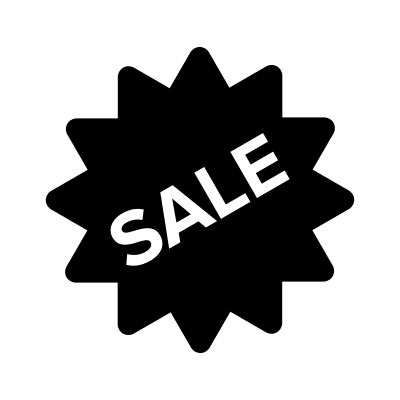 Burst Sale Promotion Free Open-Source SVG Icon (Foundation)