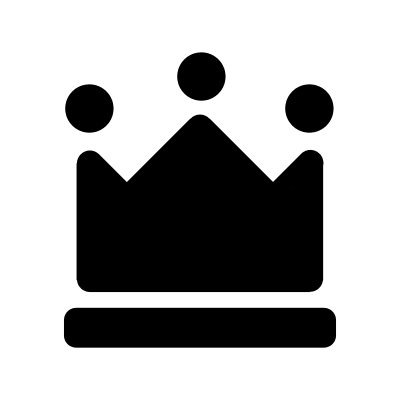 Royal Crown Free Open-Source SVG Icon (Foundation)