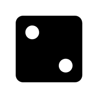 Two-Sided Die (Foundation) Free Open-Source SVG Icon