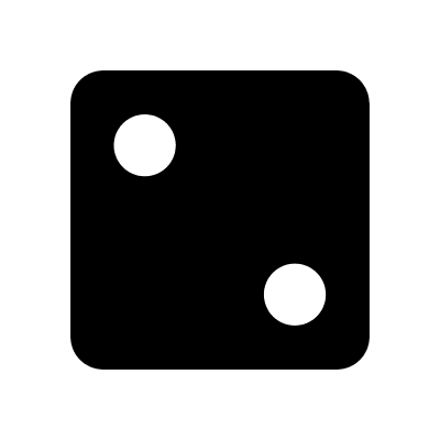 Two-Sided Die (Foundation) Free Open-Source SVG Icon (Foundation)