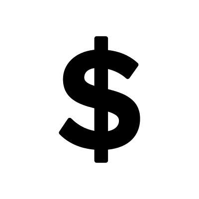 Dollar Currency Symbol Free Open-Source SVG Icon (Foundation)