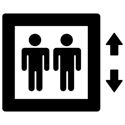 Elevator (Foundation) Free Open-Source SVG Icon (Foundation)