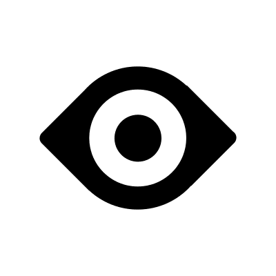 Eye Symbol Free Open-Source SVG Icon (Foundation)