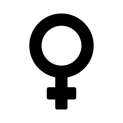 Female Gender Symbol Free Open-Source SVG Icon (Foundation)