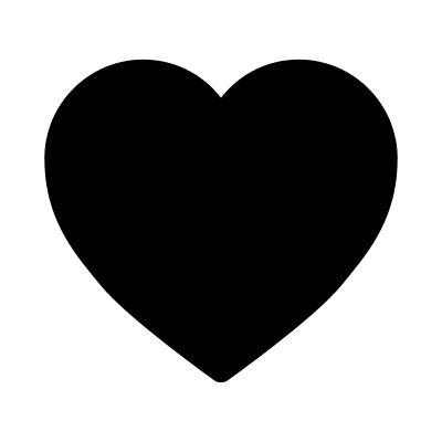 Heart Symbol Free Open-Source SVG Icon (Foundation)