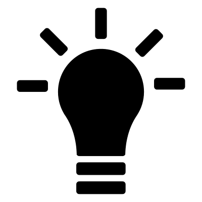 Lightbulb (Foundation) Free Open-Source SVG Icon (Foundation)