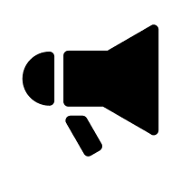 Megaphone (Foundation) Free Open-Source SVG Icon