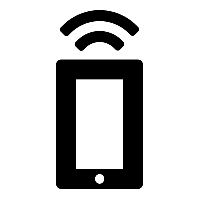 Mobile Signal Strength Indicator Free Open-Source SVG Icon (Foundation)