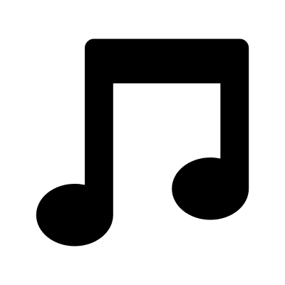 Music Note Symbol Free Open-Source SVG Icon (Foundation)