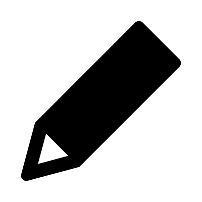 Pencil Drawing Tool Free Open-Source SVG Icon (Foundation)