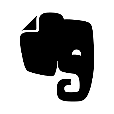 Evernote Note-Taking App Free Open-Source SVG Icon (Foundation)