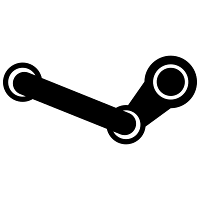 Steam Social Platform Free Open-Source SVG Icon (Foundation)