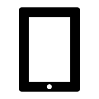 Portrait Tablet Device Free Open-Source SVG Icon