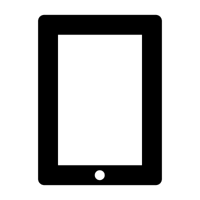 Portrait Tablet Device Free Open-Source SVG Icon (Foundation)