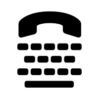 Accessible Telephone (Foundation) Free Open-Source SVG Icon