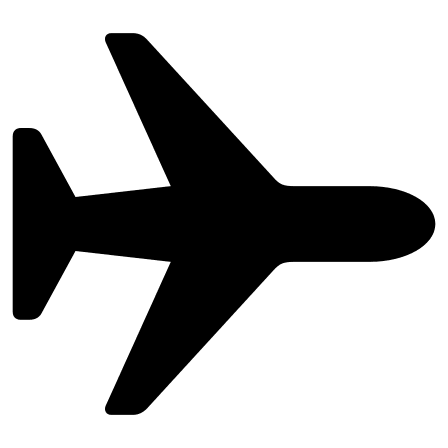 Airplane Free Open-Source SVG Icon (Framework7 Icons)