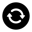 Circular Fill Arrow Path (Framework7) Free Open-Source SVG Icon