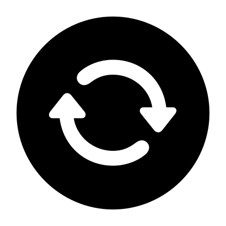 Circular Fill Arrow Path (Framework7) Free Open-Source SVG Icon (Framework7 Icons)