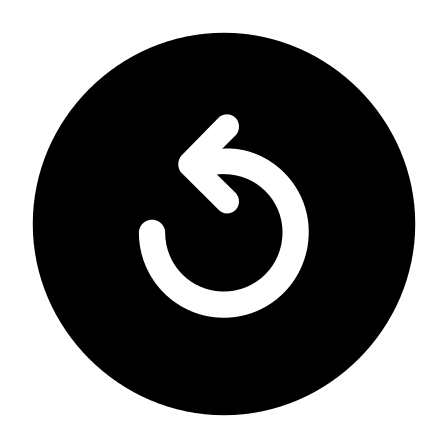 Counterclockwise Arrow in Circular Shape (Filled) Free Open-Source SVG Icon (Framework7 Icons)