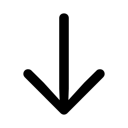 Downward Arrow Free Open-Source SVG Icon (Framework7 Icons)