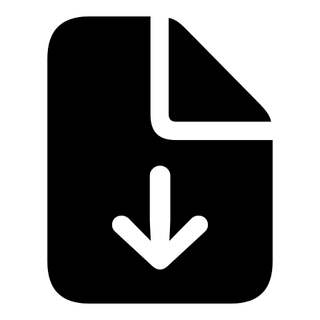 Download Document Arrow Down (Filled) Free Open-Source SVG Icon (Framework7 Icons)