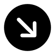 Filled Arrow Down Right Circle Free Open-Source SVG Icon