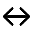 Left and Right Arrow Navigation Free Open-Source SVG Icon