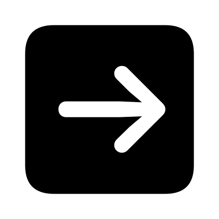 Filled Right Arrow in Square (Framework7) Free Open-Source SVG Icon (Framework7 Icons)