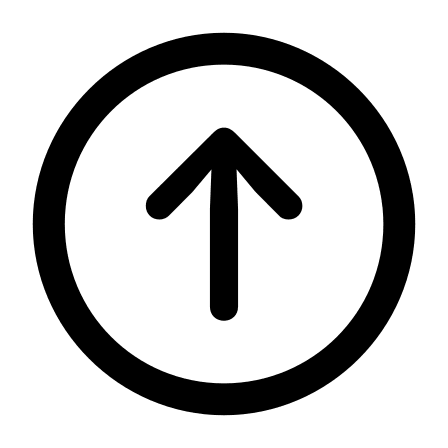 Arrow Up Circle (Framework7) Free Open-Source SVG Icon (Framework7 Icons)