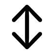 Up and Down Arrow Free Open-Source SVG Icon