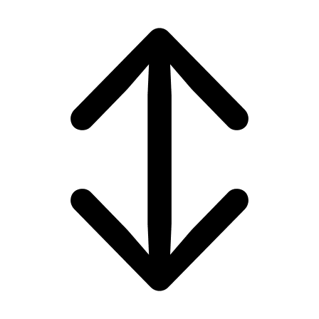 Up and Down Arrow Free Open-Source SVG Icon (Framework7 Icons)