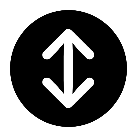 Filled Up and Down Arrow Circle (Framework7) Free Open-Source SVG Icon (Framework7 Icons)