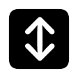 Up and Down Arrow in Square (Filled) Free Open-Source SVG Icon