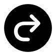 Right U-Turn Arrow in Circle (Filled) Free Open-Source SVG Icon