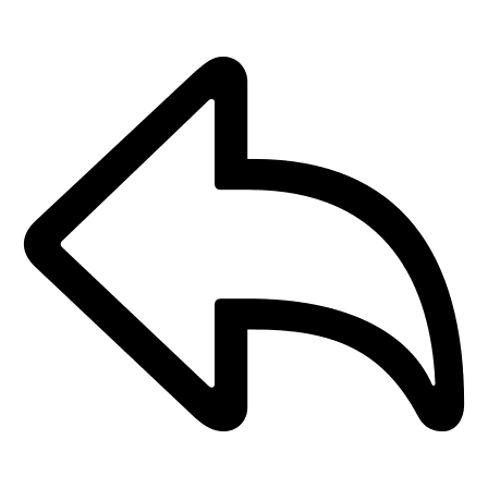 Turn Up Left Arrow Shape (Framework7 Icons) Free Open-Source SVG Icon (Framework7 Icons)