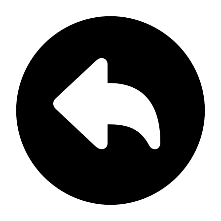 Filled Arrow Shape Turning Up Left Circle Free Open-Source SVG Icon (Framework7 Icons)