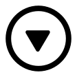 Downward Triangle Arrow in Circle (Framework7) Free Open-Source SVG Icon