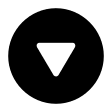 Filled Downward Triangle Arrow in Circle Free Open-Source SVG Icon