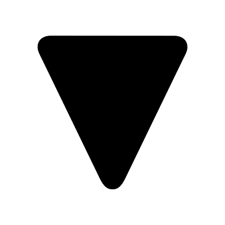 Downward Triangle Arrow (Filled) Free Open-Source SVG Icon (Framework7 Icons)