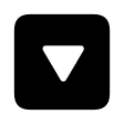 Downward Triangle Arrow in Square (Filled) Free Open-Source SVG Icon