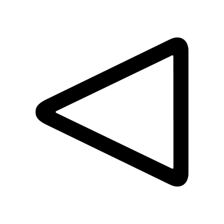 Left Arrow Triangle Free Open-Source SVG Icon (Framework7 Icons)