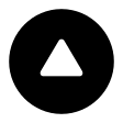 Filled Upward Triangle Arrow in Circle Free Open-Source SVG Icon