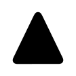 Filled Upward Triangle Arrow Free Open-Source SVG Icon