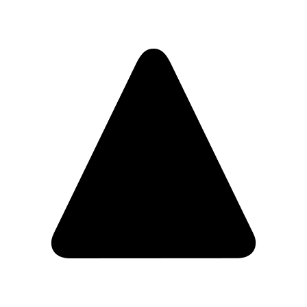 Filled Upward Triangle Arrow Free Open-Source SVG Icon (Framework7 Icons)