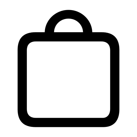 Bag (Framework7) Free Open-Source SVG Icon (Framework7 Icons)