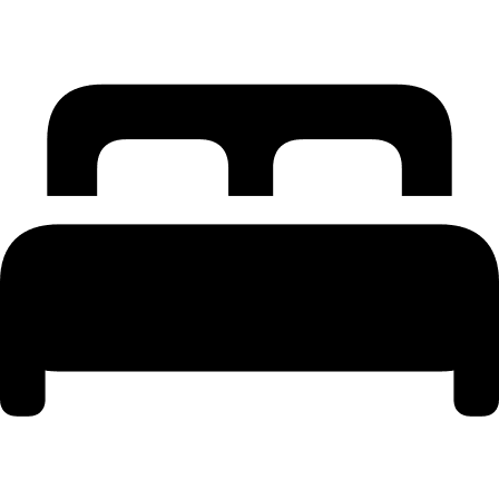 Double Bed (Filled) Free Open-Source SVG Icon (Framework7 Icons)